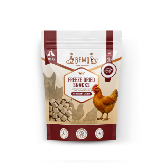 Freeze Dried Meat Snacks Chicken Liver - liofilizowane smaczki z wątróbki kurczaka