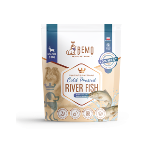 Bemo Cold Pressed River Fish - karma tłoczona na zimno dla psów z rybami rzecznymi