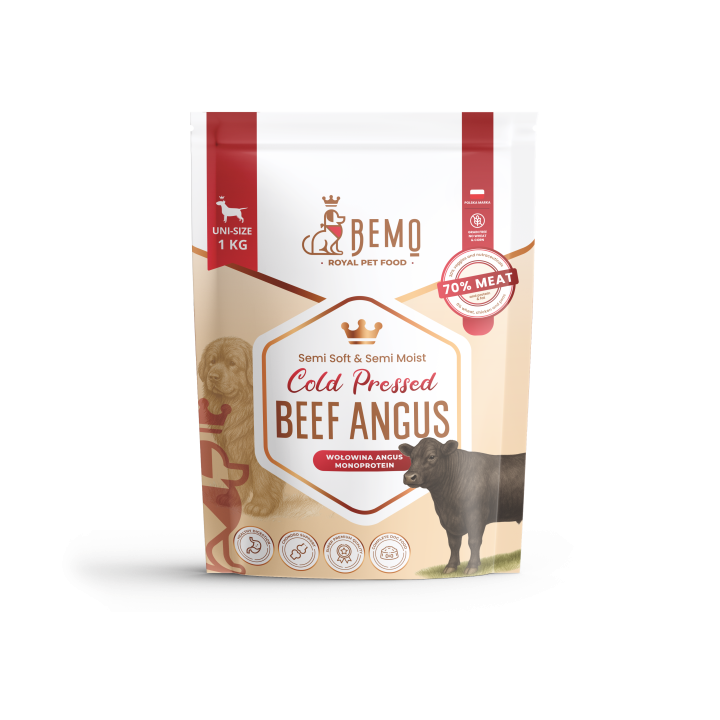 Bemo Cold Pressed Beef Angus - karma tłoczona na zimno dla psów z wołowiną Angus