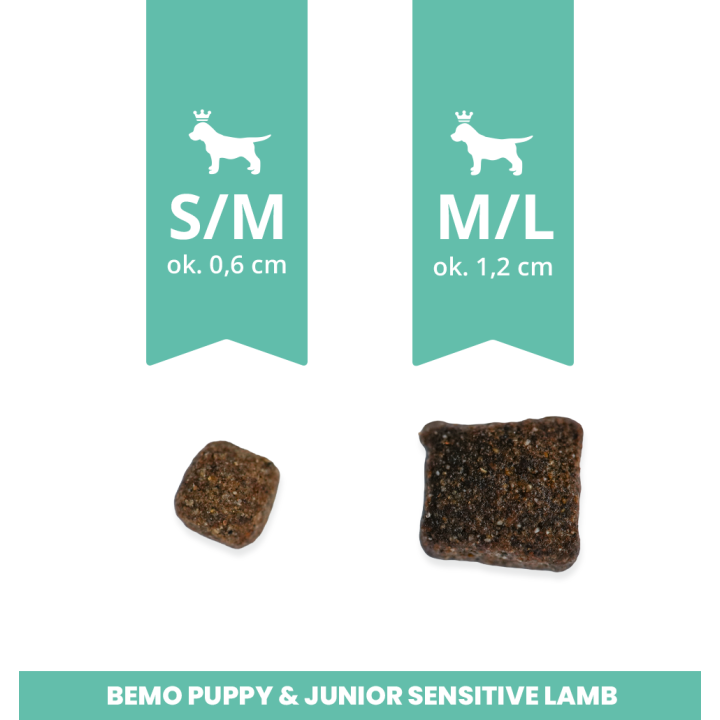 Bemo Puppy & Junior Sensitive Lamb - hipoalergiczna karma sucha dla szczeniąt z jagnięciną