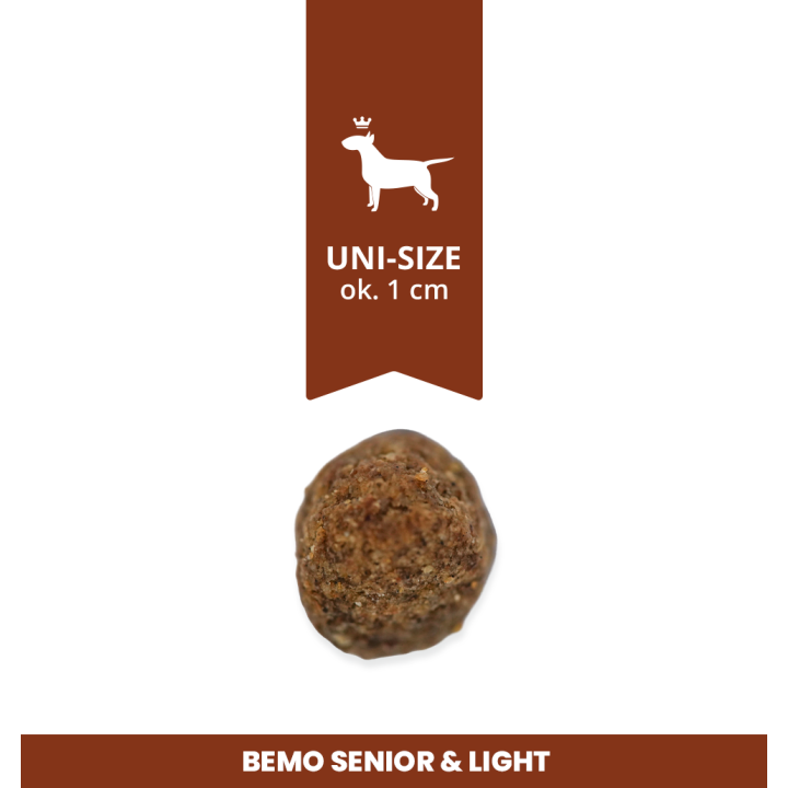 Bemo Senior & Light - karma sucha dla psiego seniora i psów z nadwagą -  indyk z żurawiną