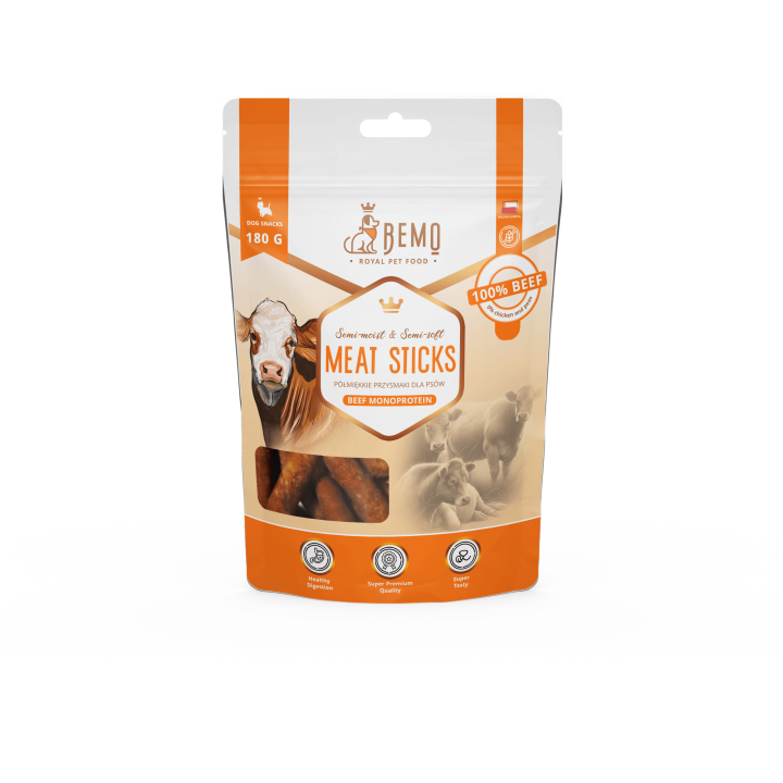 BEMO MEAT STICKS Beef  Monoprotein