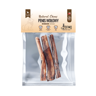 Bemo Beef Penis - suszone penisy wołowe 12-15 cm - naturalny gryzak dla psa