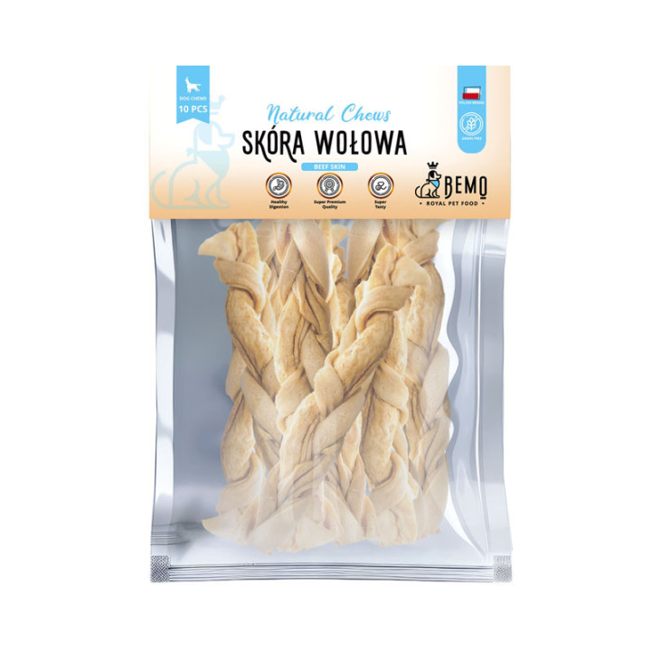 Bemo Beef Skin - skóra wołowa - naturalny gryzak dla psa