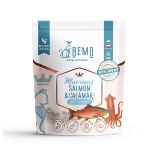Bemo Cat Marines Salmon & Calamari –  karma sucha dla kota z łososiem i kalmarami